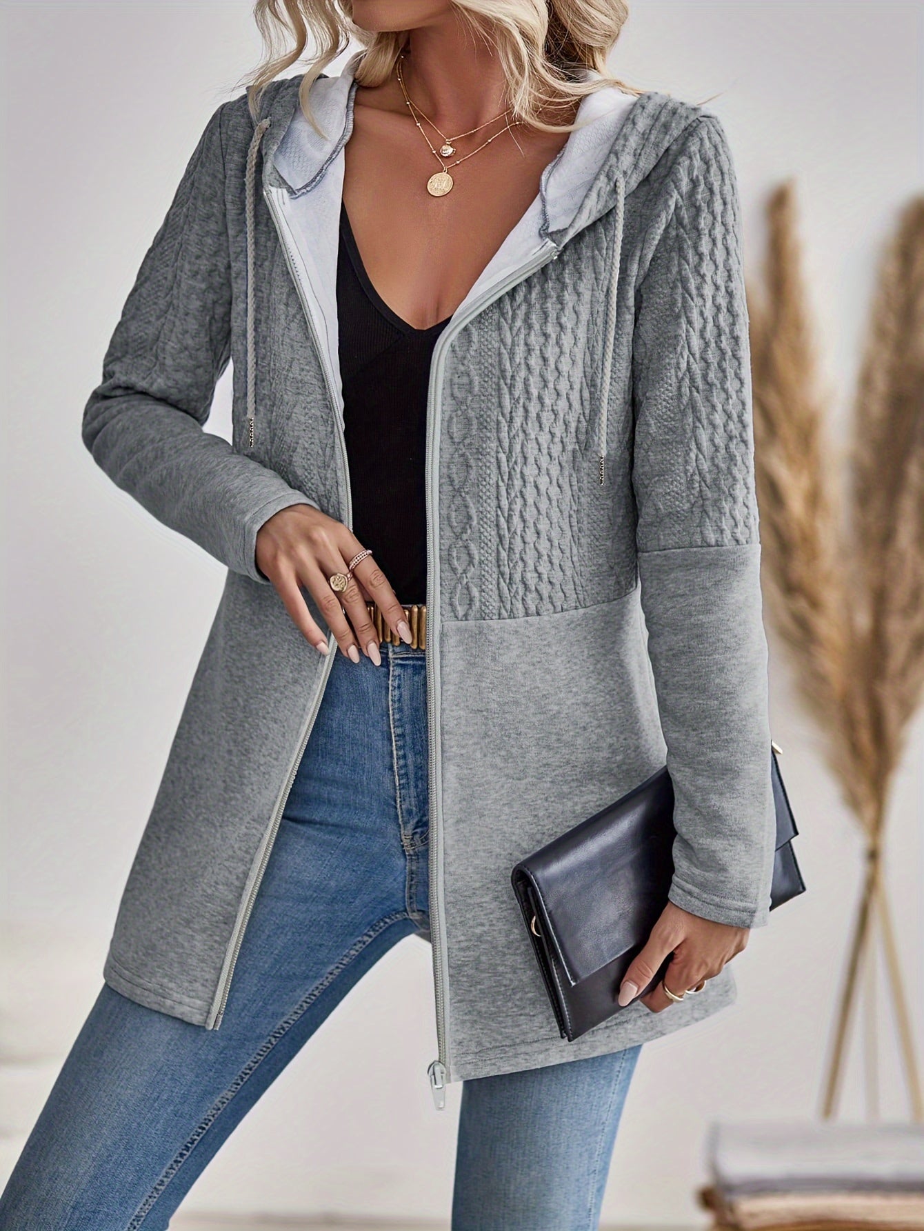Warina | Damen-Hoodie mit Reißverschluss