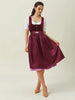 Frieda - Tracht für Damen - Long Dress - Kastanienbraun / S