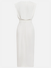 Nice | Einfarbiges Midikleid mit Knopfleiste