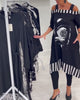 Ayra | elegantes Off-Shoulder Kleid mit asymmetrischem Design