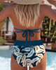 Tia | Tropisches Halter-Bikini-Set