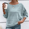 Yarisa | Gestreiftes Langarmshirt mit Rundhals