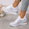 Ahya | Elegante Sneakers mit Strasssteinen