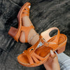 Lotus | Damen Sandalen mit Blockabsatz und Cut-Outs