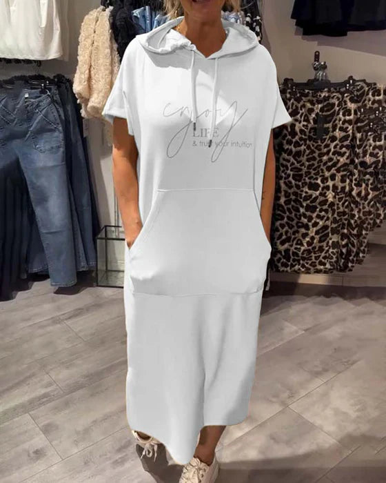Zelha | Midikleid mit Kapuze