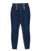 Violetta™ – High-Waist Jeans mit Doppelknopfleiste - Dunkelblau / S