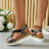 Xeiva | Glitzernde Slingback-Sandalen