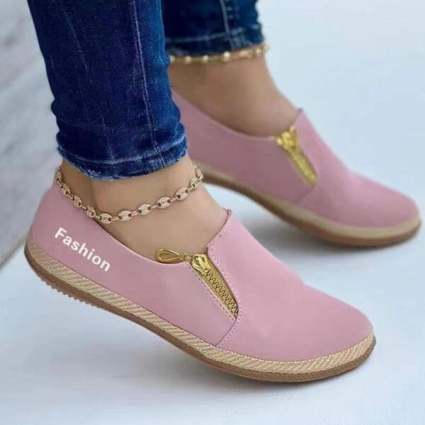 Kieller | Modische Segeltuchschuhe für Damen mit Reißverschluss