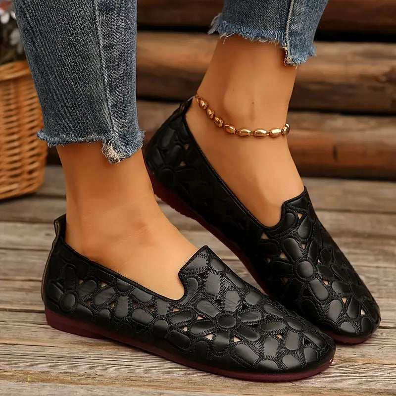 Evie | Bequeme Oxford-Ballerinas für Damen