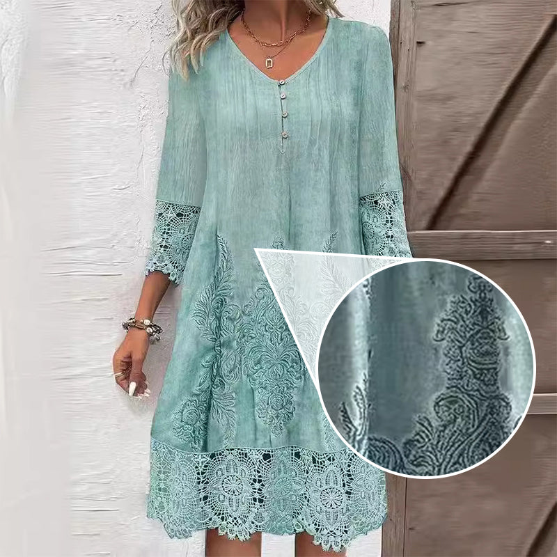 Aira | Farbige Spitzenkleid für den Sommer