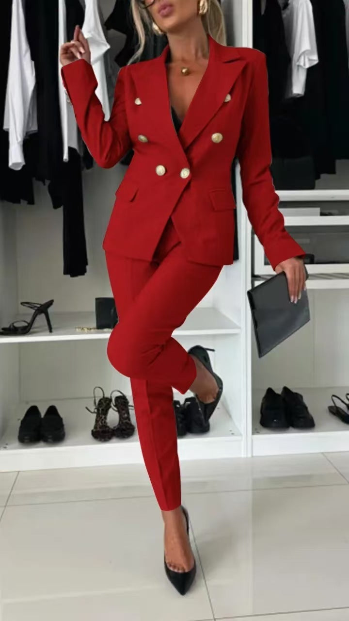 Amiyah | Damen-Slim-Anzug, klassisch & elegant