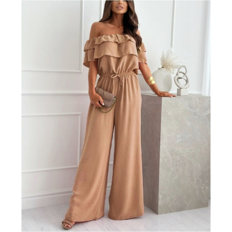 Soriah | Damen-Jumpsuit mit Rüschen