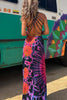 Talie | Tie-Dye Maxikleid mit Rückenschnürung