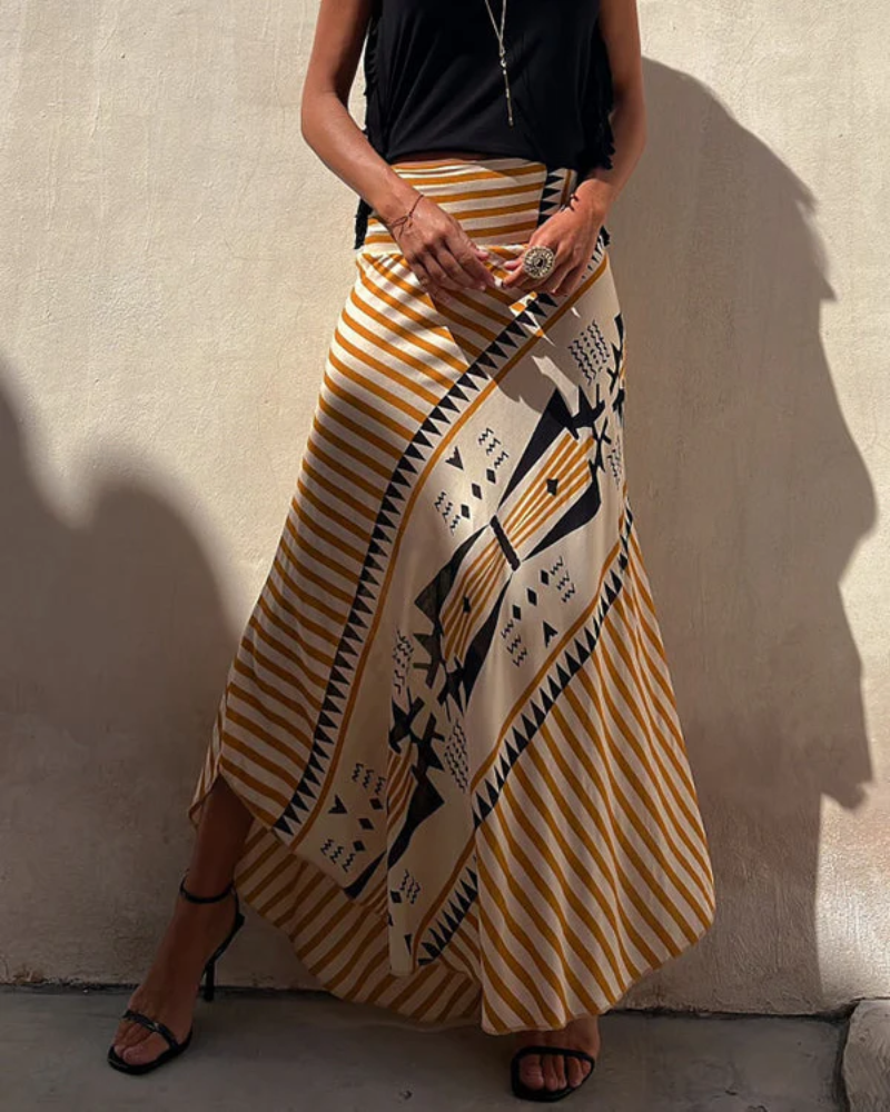 Tyronia | Femininer langer Rock im Boho-Stil