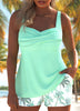 Zaryn | Tankini-Set mit Palmenmuster