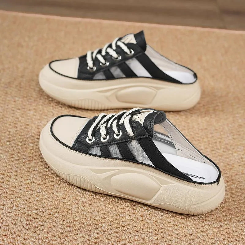 SnugFeet™ - Damen-Halbschlappen mit geschlossenem Zehenbereich