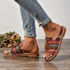 Priya | Fransenverzierte flache Sandalen im Ethno-Stil