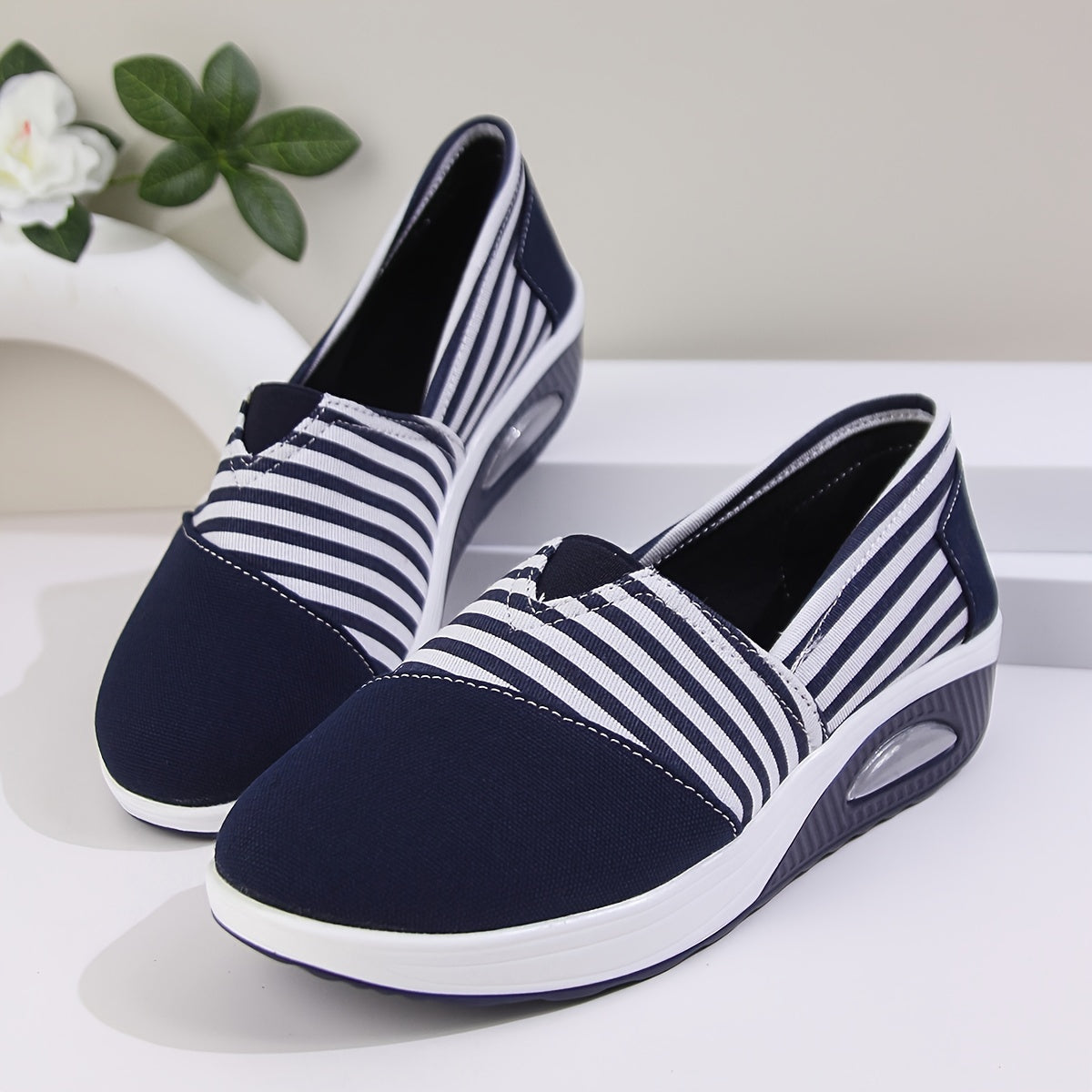 Kasty | Gestreifte orthopädische Schuhe