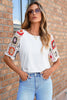 Meribeth | Häkel-Top mit Blumenmuster