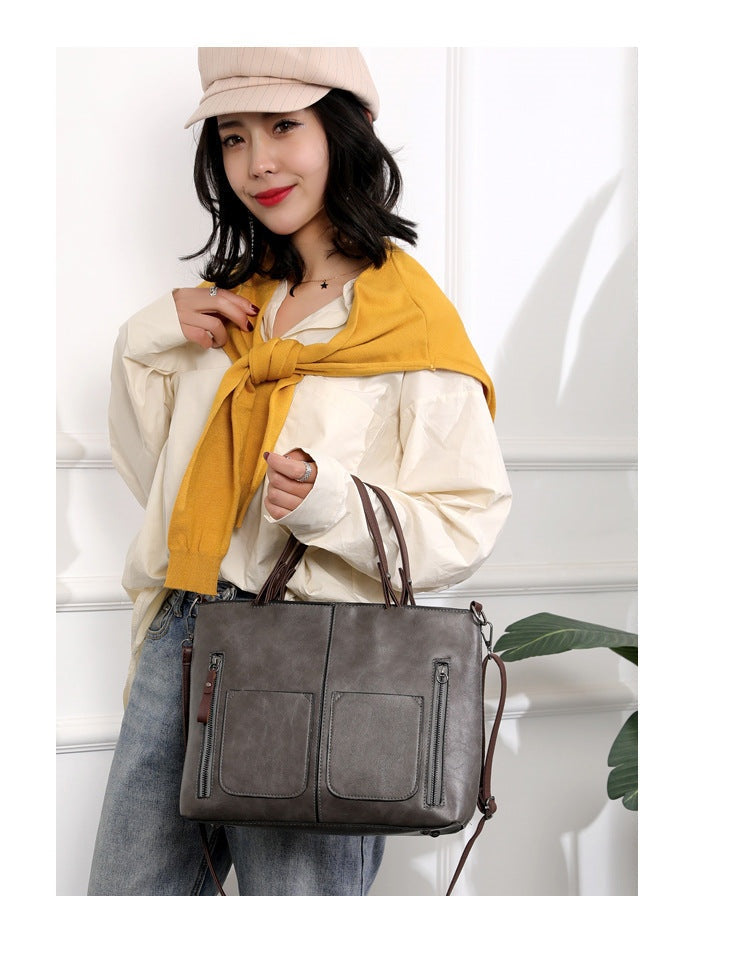 Johann | Stilvolle Damen Ledertasche im Vintage-Stil