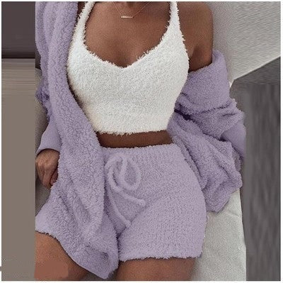 Aurora™ | Cozy Luxe Set - Apparel & Accessories - Lila / S
