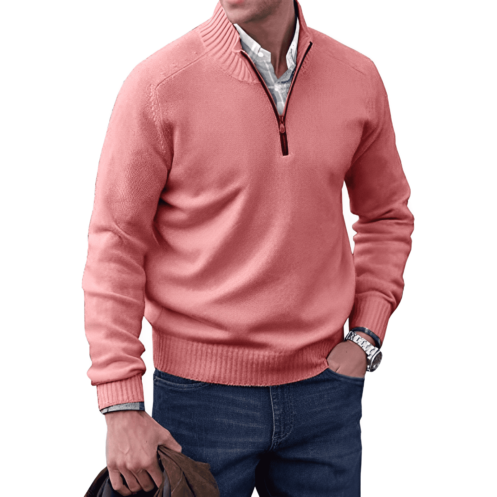 Rohan | Eleganter Pullover mit Reißverschluss