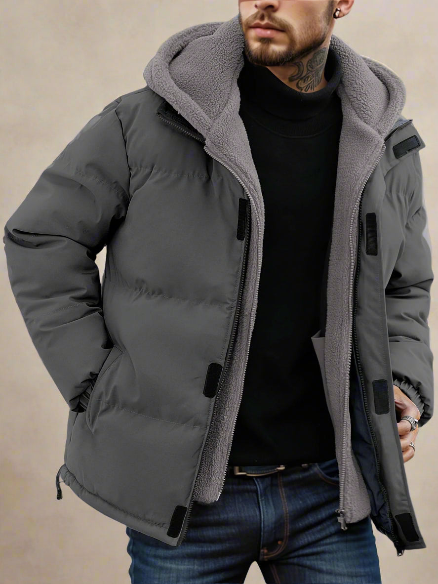 Archibald | Winter-Kapuzenjacke im 2-in-1-Look