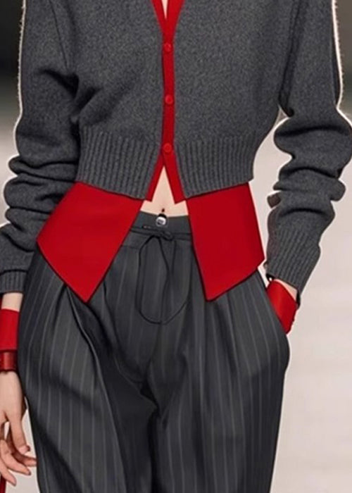 Alondry | Zweilagiger Strickpullover in Lagenoptik