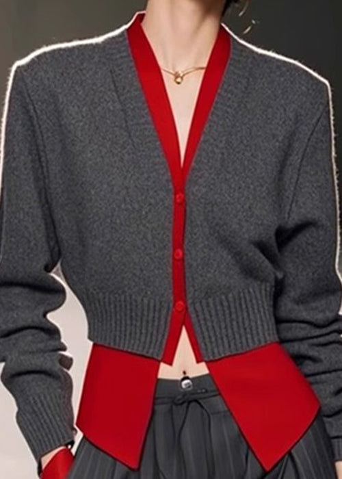 Alondry | Zweilagiger Strickpullover in Lagenoptik