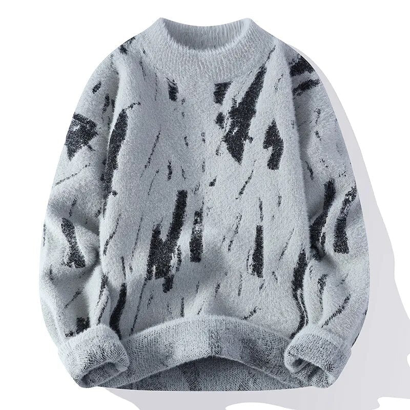 Rafael™ – Kuscheliger Pullover aus Wolle - Blau / XS