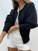 Francesca | Strickjacke für Damen, elegant & mit Perlen