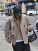 Miller | Jacke mit übergroßer Knopfleiste - Jackets - Beige / S