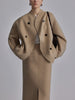 Miller | Jacke mit übergroßer Knopfleiste - Jackets - Khaki / S