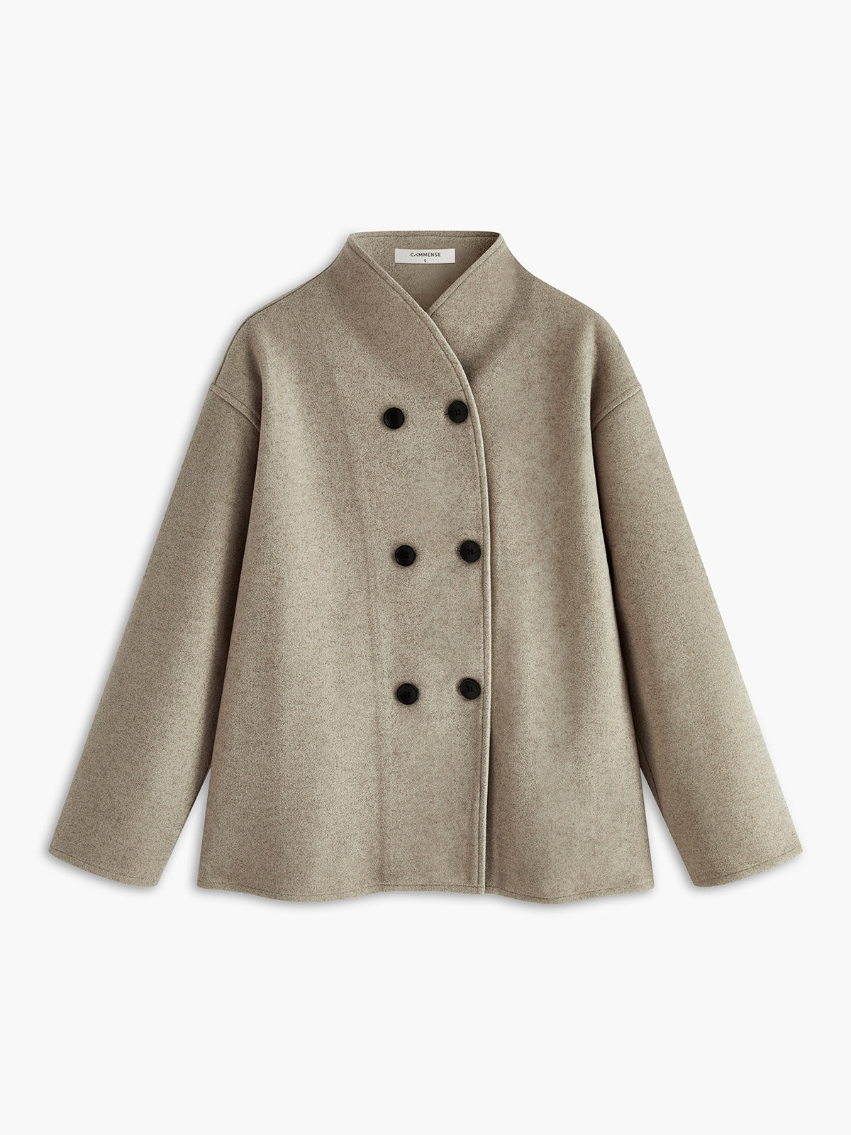 Miller | Jacke mit übergroßer Knopfleiste - Jackets - Beige / S
