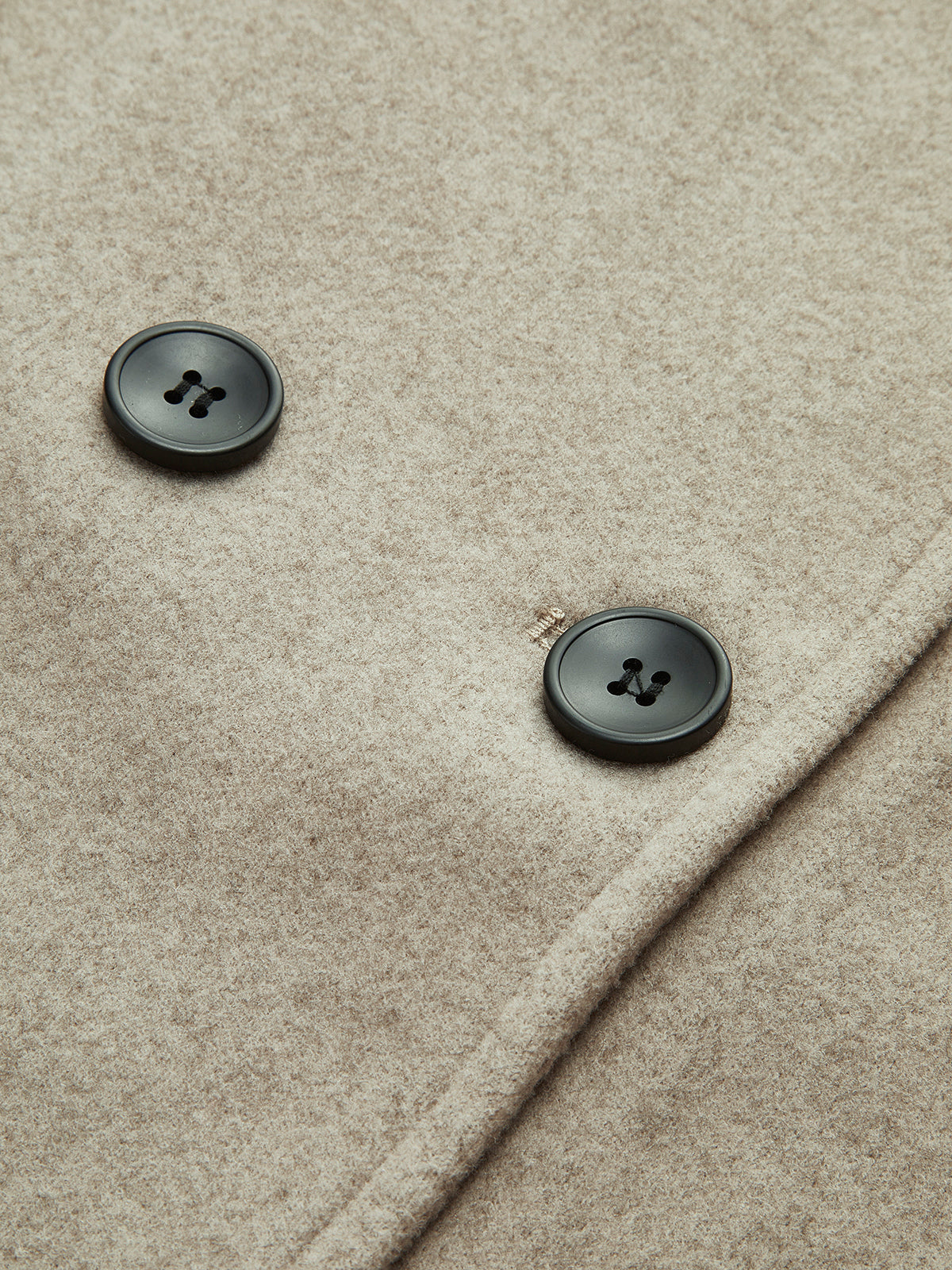 Miller | Jacke mit übergroßer Knopfleiste - Jackets - Beige / S