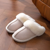 SnuggleFeet™ - Warme Damen-Hausschuhe - Beige / 36-37