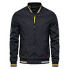 Maximilian | Klassische Herren Bomberjacke - Schwarz / XS