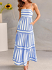 Natalia | Lässiges Sommerkleid mit Streifenmuster