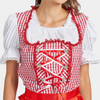Elegantes rotes Dirndlkleid Damen für Oktoberfest