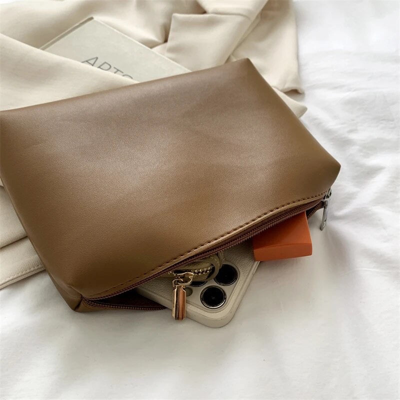 Saphira™ – Modische Henkeltasche - Kaffee
