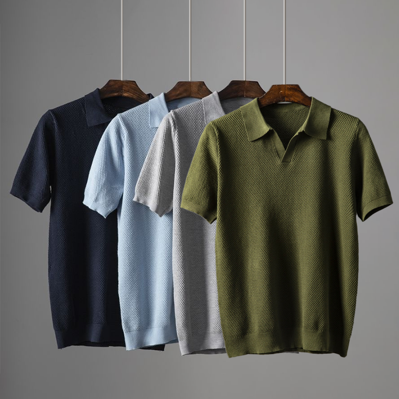 Damian | Moderner Kurzarm-Poloshirt