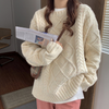 Fiona™ | Oversize Strickpullover mit Fledermausärmeln - Womens Cardigan and Sweater - Beige