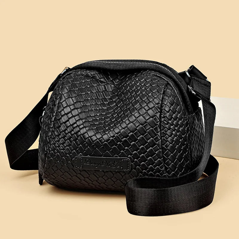 Fischer | Elegante Umhängetasche - Schwarz