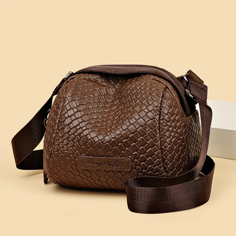 Fischer | Elegante Umhängetasche - Braun