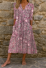 Via | Zeitlos elegantes Kleid mit V-Ausschnitt