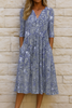 Via | Zeitlos elegantes Kleid mit V-Ausschnitt