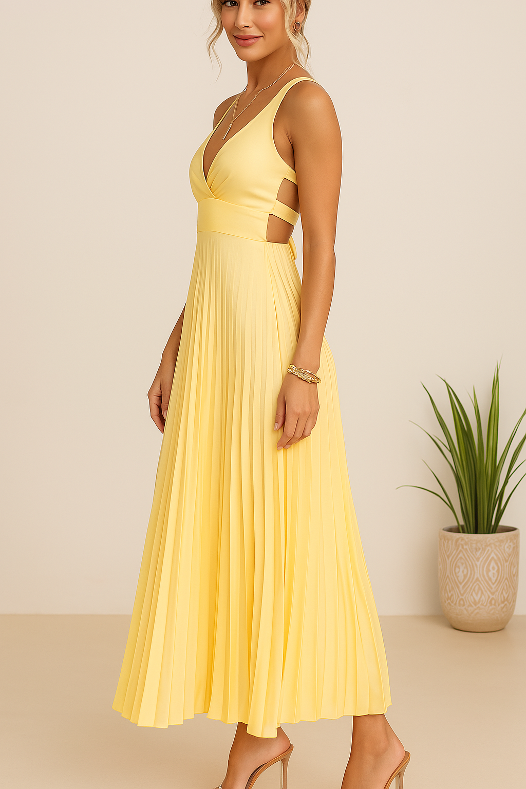 Karsyn | feminines Kleid inspiriert vom Sonnenuntergang