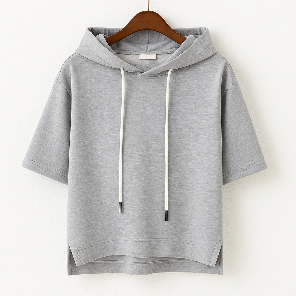 Alisy | Kurzarm-Kapuzenshirt