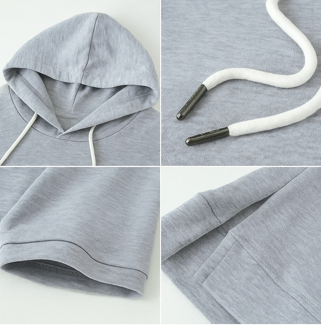 Alisy | Kurzarm-Kapuzenshirt