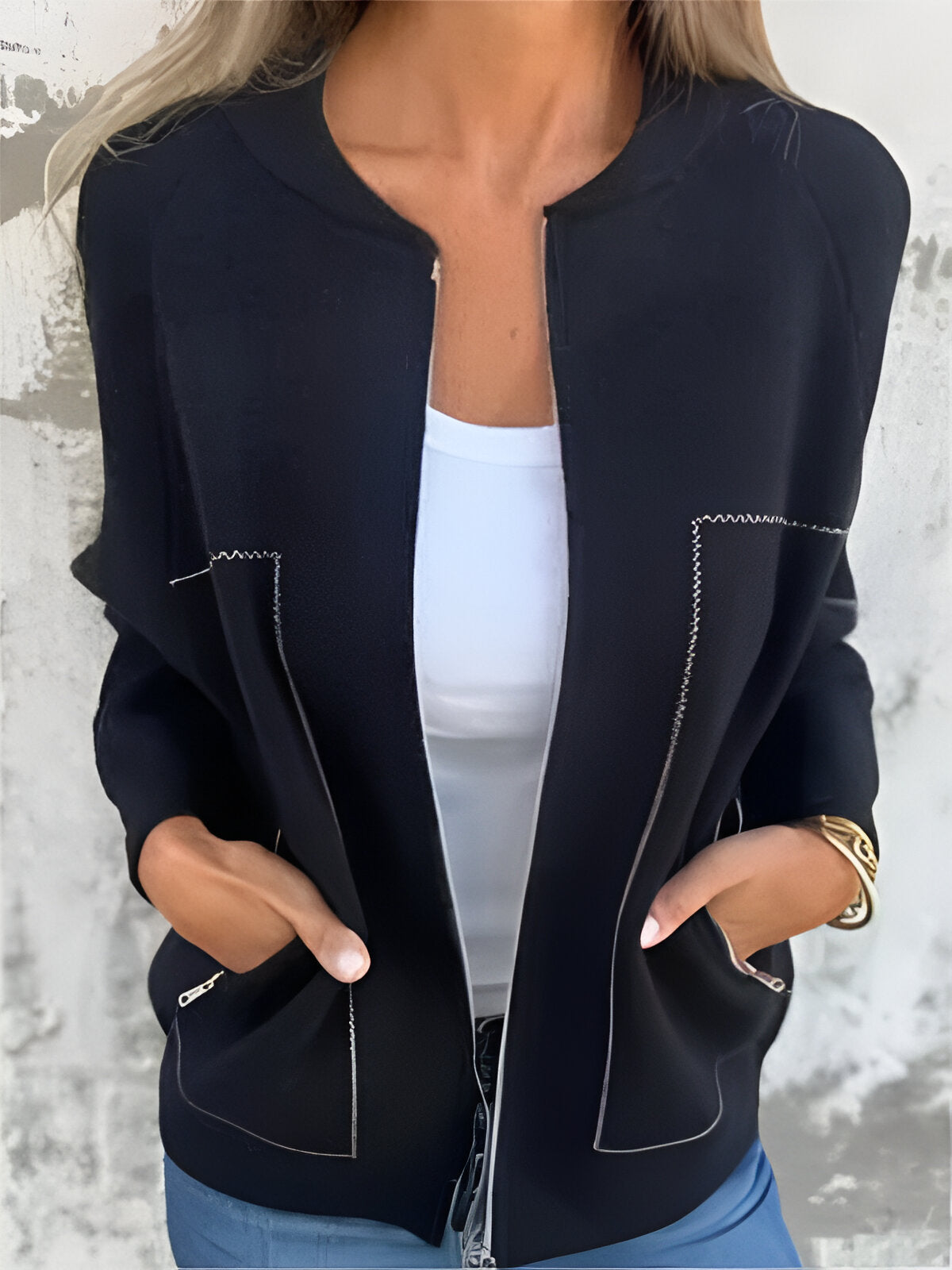 FRE™ | stylische Jacke - Schwarz / S